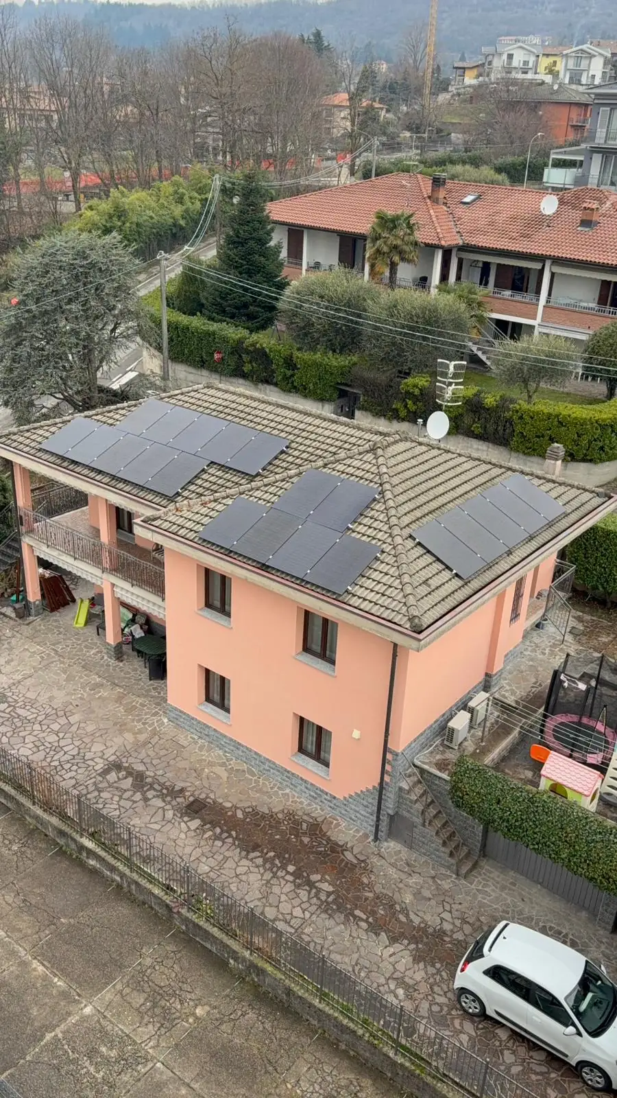 Prima / Dopo — Riqualificazione involucro e facciata prima