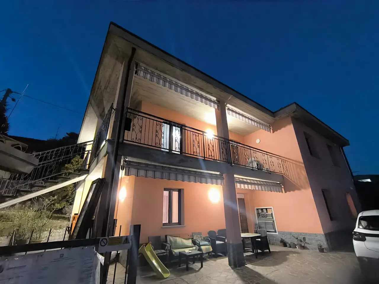 Edificio riqualificato dopo l'intervento